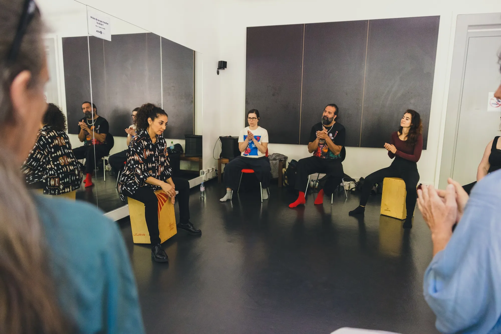 Workshop percussion flamenco avec Nasrine Rahmani6